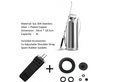 Hand Pump Sprayer – Stainless Steel